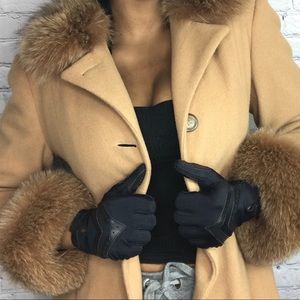 MARVIN RICHARDS LambWool Fox Fur Full Length Coat